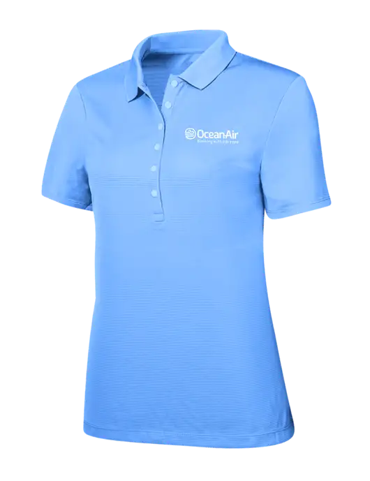 Callaway Womens Ottoman Light Blue Polo w/OceanAir Logo