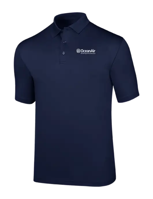 Callaway Opti-Dri Navy Chev Polo w/OceanAir Logo