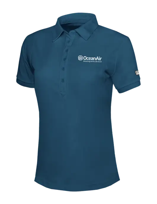 OGIO Womens Light Navy Jewel Polo w/OceanAir Logo