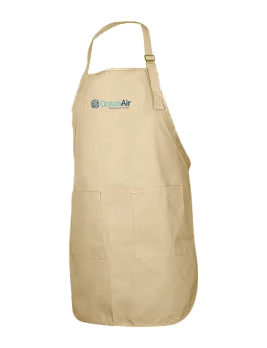 Full-Length Stone Apron With Pockets w/OceanAir Logo