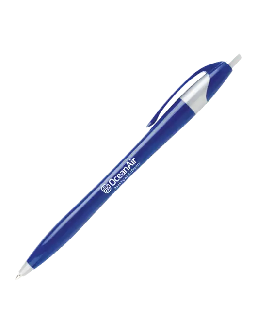 Novella Navy/Silver Corporate Pen- Blue Ink w/OceanAir Logo