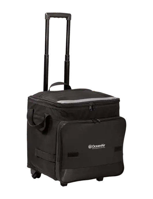 Black Rolling Cooler w/OceanAir Logo
