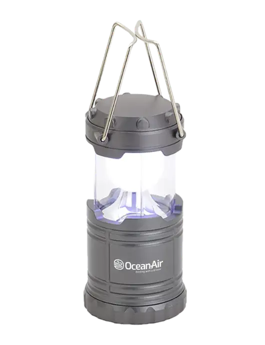 Gunmetal Mini Retro Lantern w/OceanAir Logo