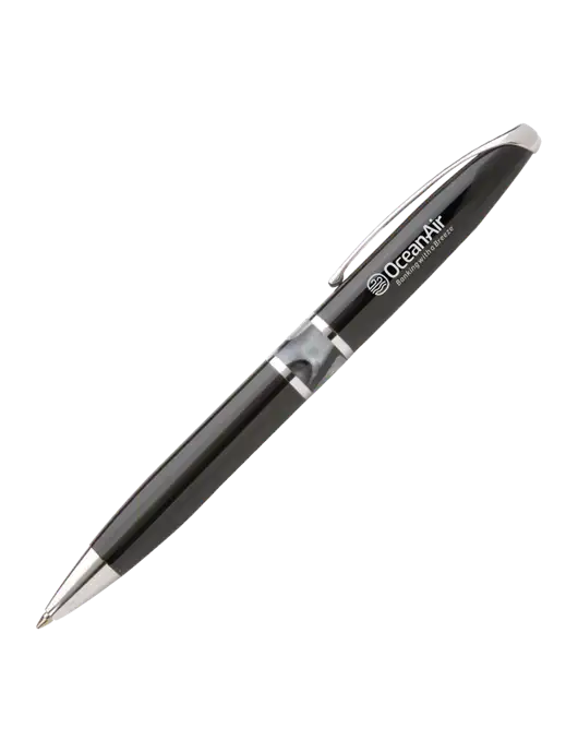 Illusion Black Pen - Black Ink w/OceanAir Logo