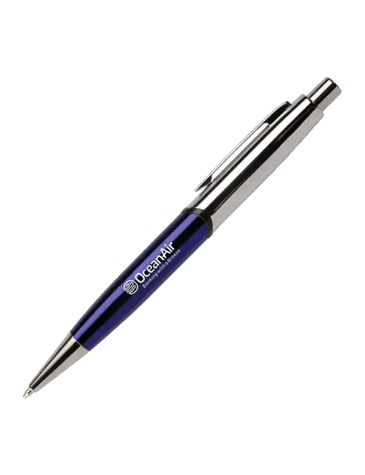 Chimera Blue Pen - Black Ink w/OceanAir Logo