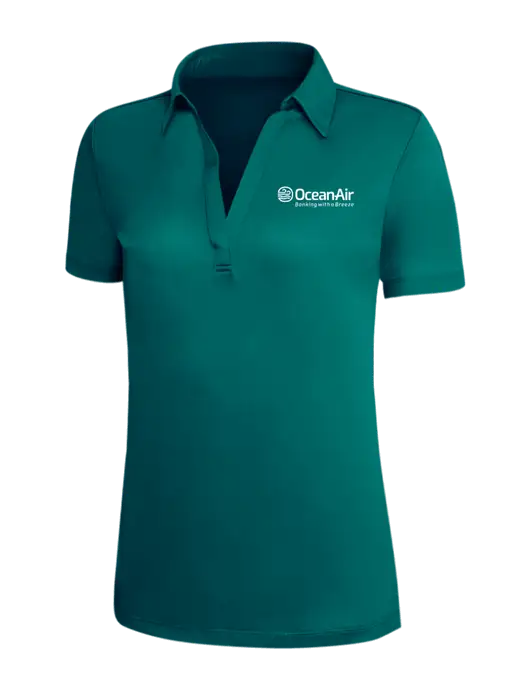 Dark Teal Silk Touch Womens Performance Polo w/OceanAir Logo