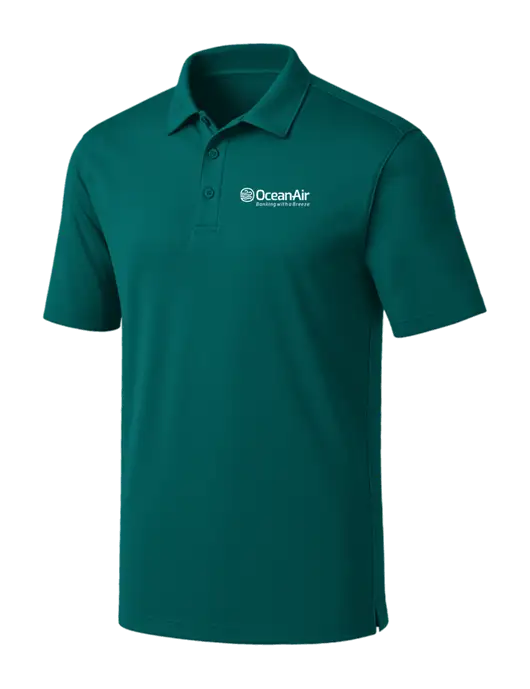 Dark Teal Silk Touch Performance Polo w/OceanAir Logo