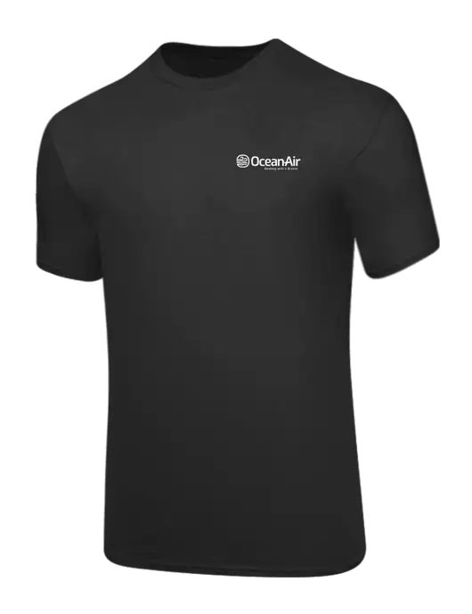 Core Blend Charcoal Grey T-Shirt w/OceanAir Logo