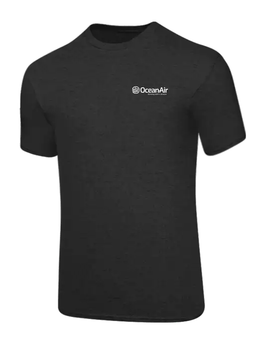 Core Blend Dark Heather Grey T-Shirt w/OceanAir Logo