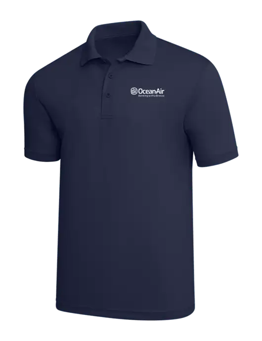Navy PosiCharge RacerMesh Polo w/OceanAir Logo