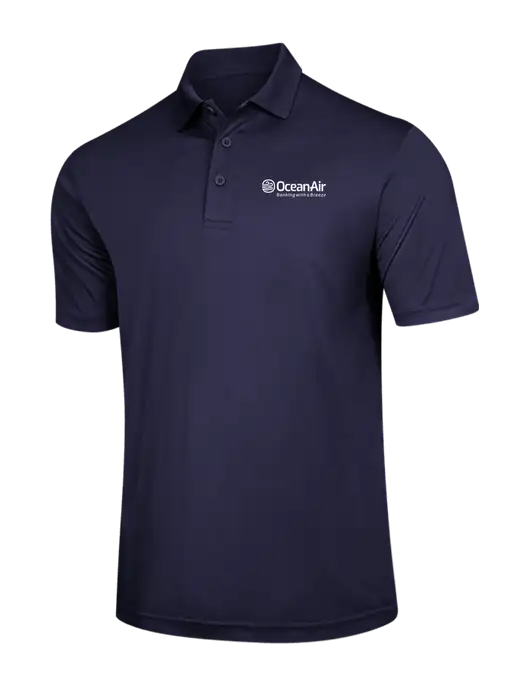 Navy PosiCharge Competitor Polo w/OceanAir Logo