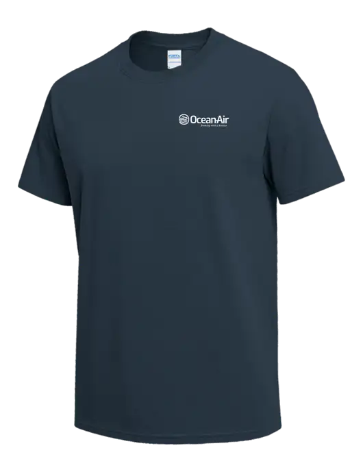 Dark Slate Blue Heavyweight 6.1 oz T-Shirt w/OceanAir Logo