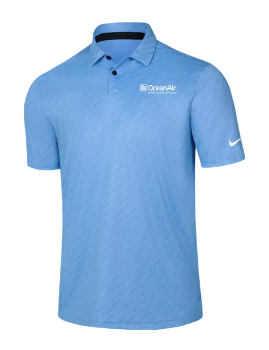 Nike Light Blue Vapor Dash Polo w/OceanAir Logo