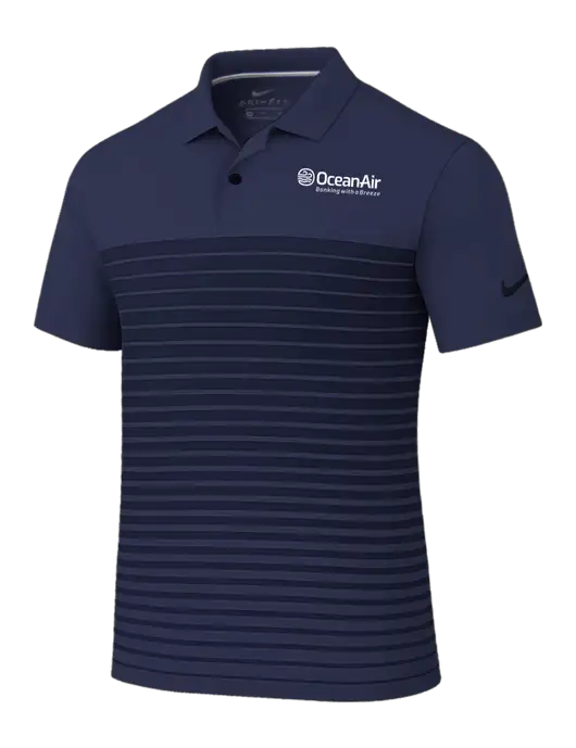 Nike Navy Dri-FIT Vapor Block Polo w/OceanAir Logo