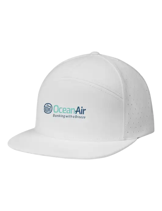Richardson White Cannon Cap w/OceanAir Logo