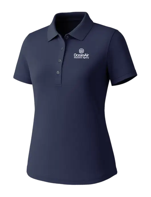Callaway Womens Core Navy Performance Polo w/Insurance Logo