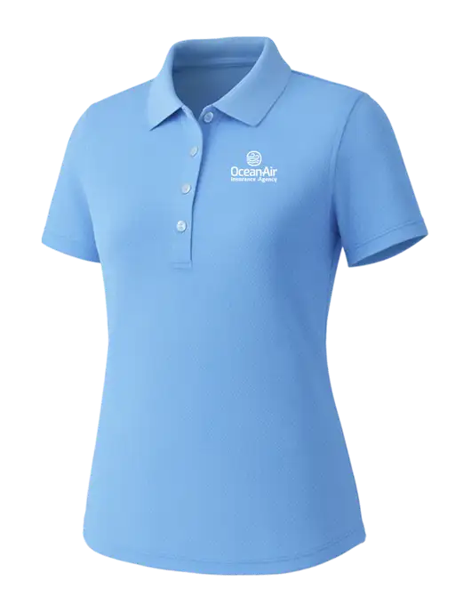 Callaway Womens Core Light Blue Performance Polo w/Insurance Logo