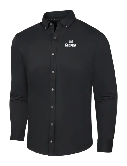 OGIO Blacktop Modern Code Stretch Button-Up Shirt w/Insurance Logo